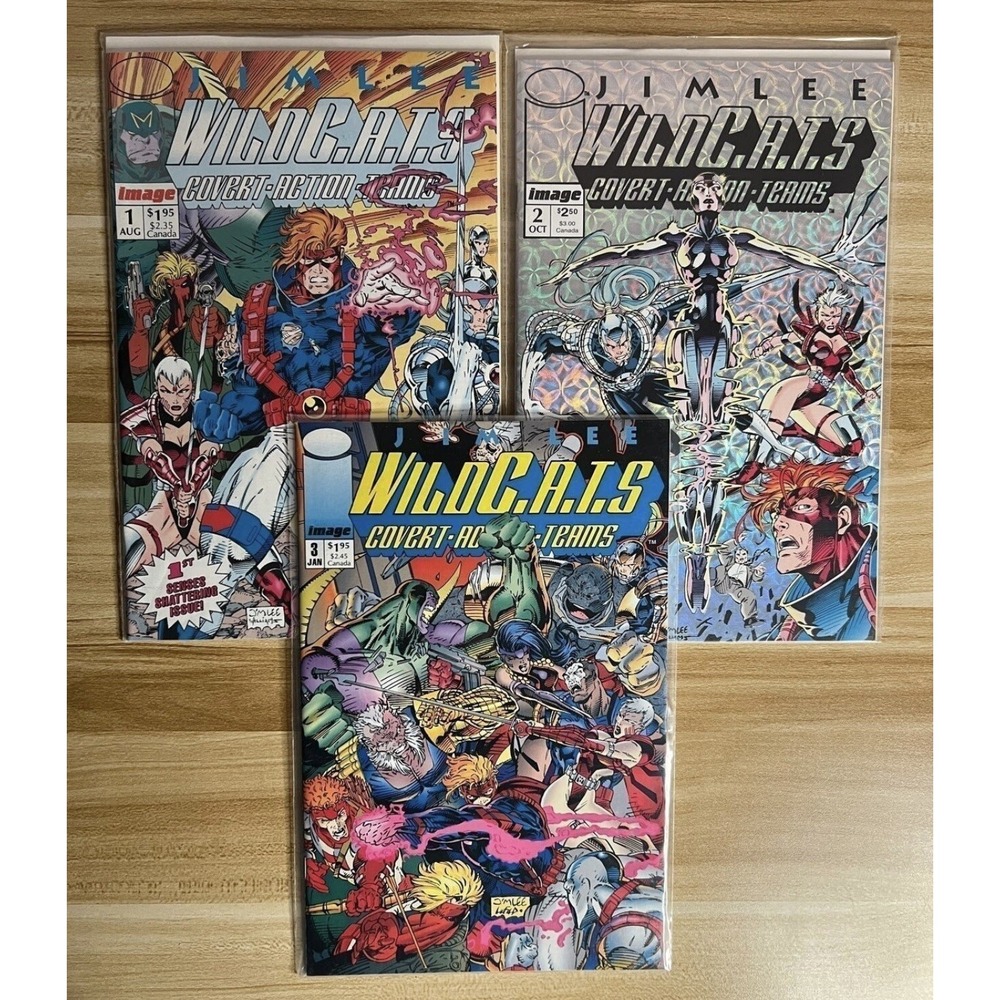 WILDCATS‎ 1 - 3 1993 JIM LEE IMAGE COMICS